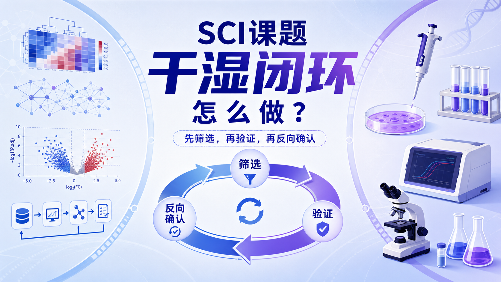 从湿实验到干分析：SCI验证路径的闭环构建策略