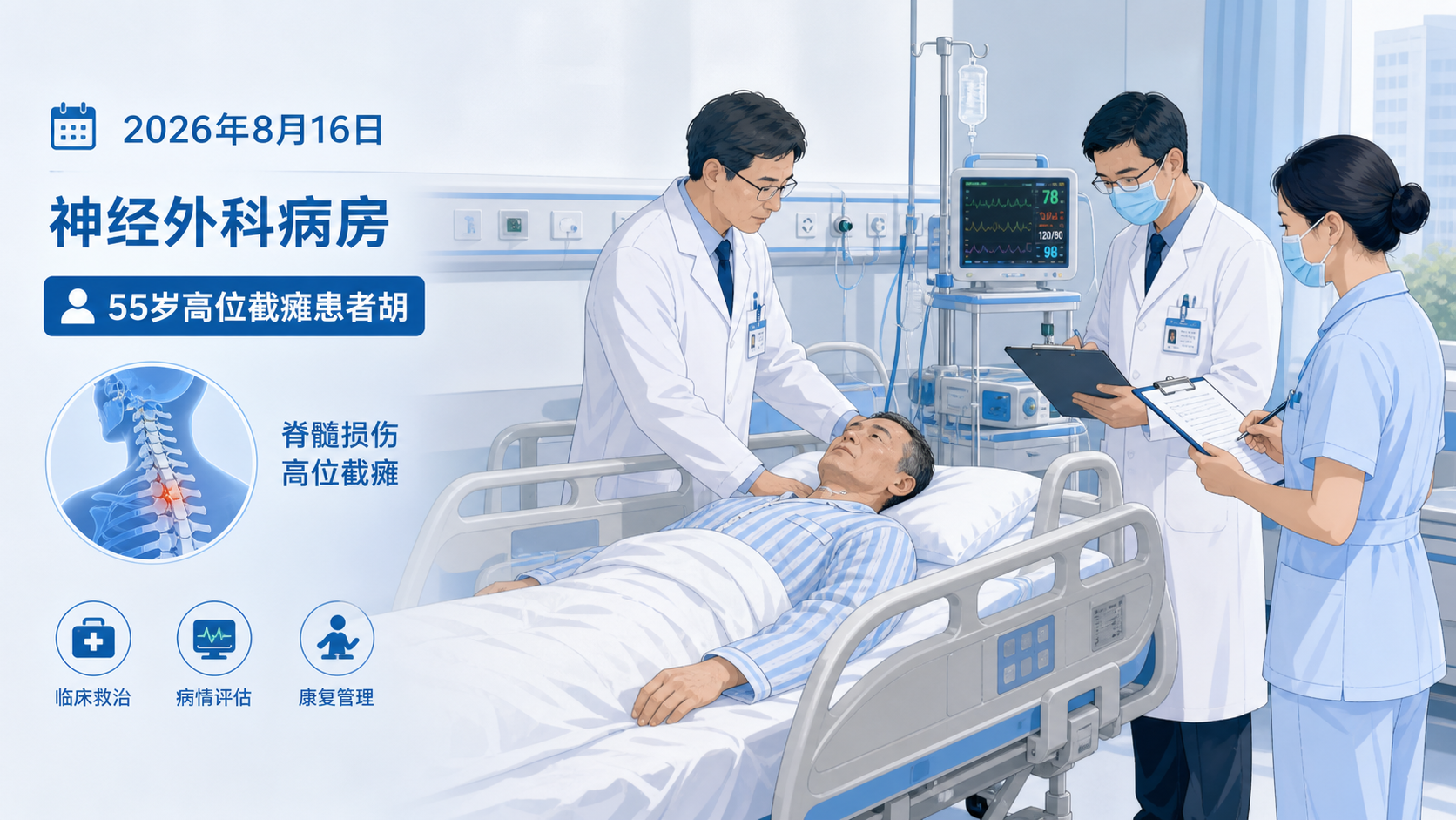 2026年8月16日资讯,华中科技大学同济医学院附属同济医院神经外科病房,55 岁高位截瘫患者胡大敏(化名)顺利出院。10 天前,她接受了华中地区首例全侵入式脑机接口手术,成为国内少数能系统开展全侵入式、半侵入式、非侵入式三类脑机接口临床转化的患者之一。这台手术不仅是个人层面的突破,更标志着湖北乃至华中地区在脑机接口三条技术路线上实现临床应用全覆盖。