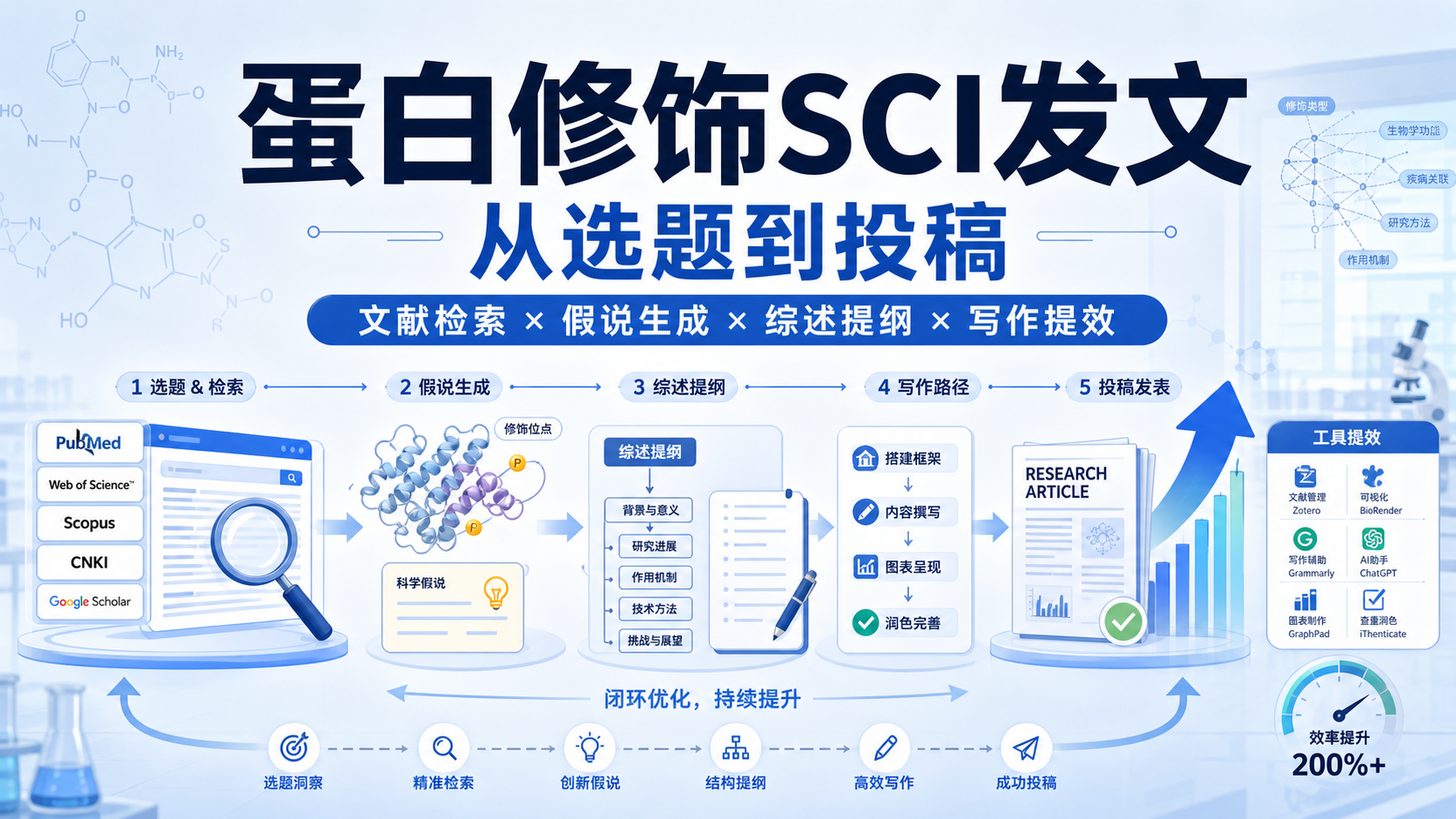 蛋白修饰领域SCI发文攻略：从假说生成到综述提纲
