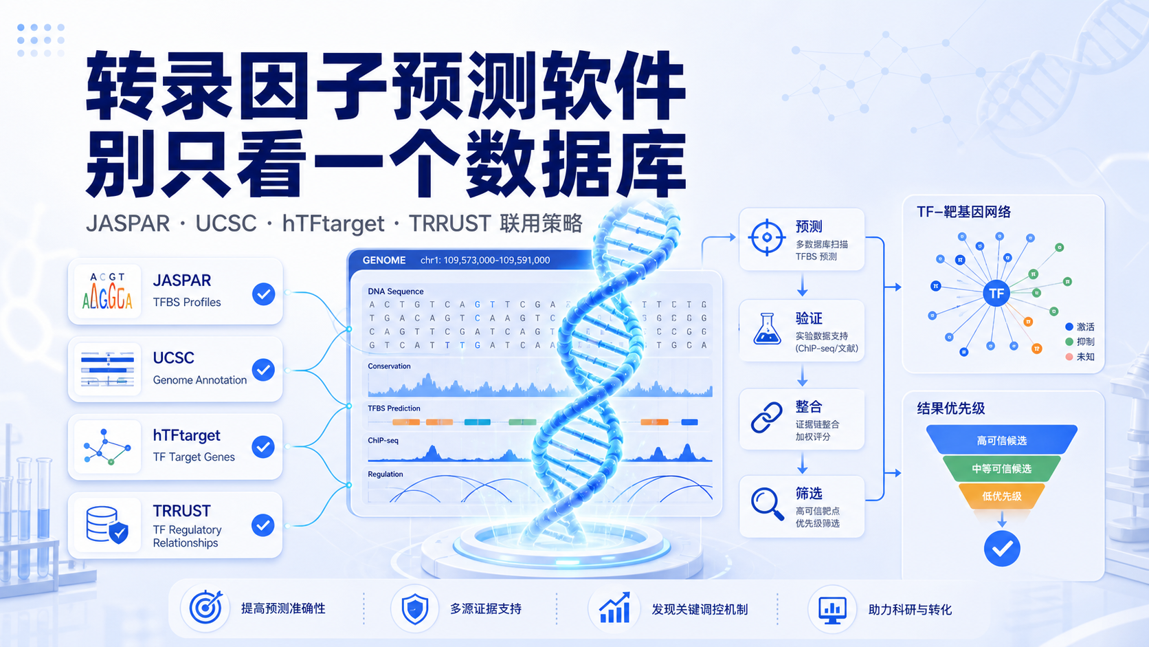 转录因子预测软件:多数据库联用提升科研效率