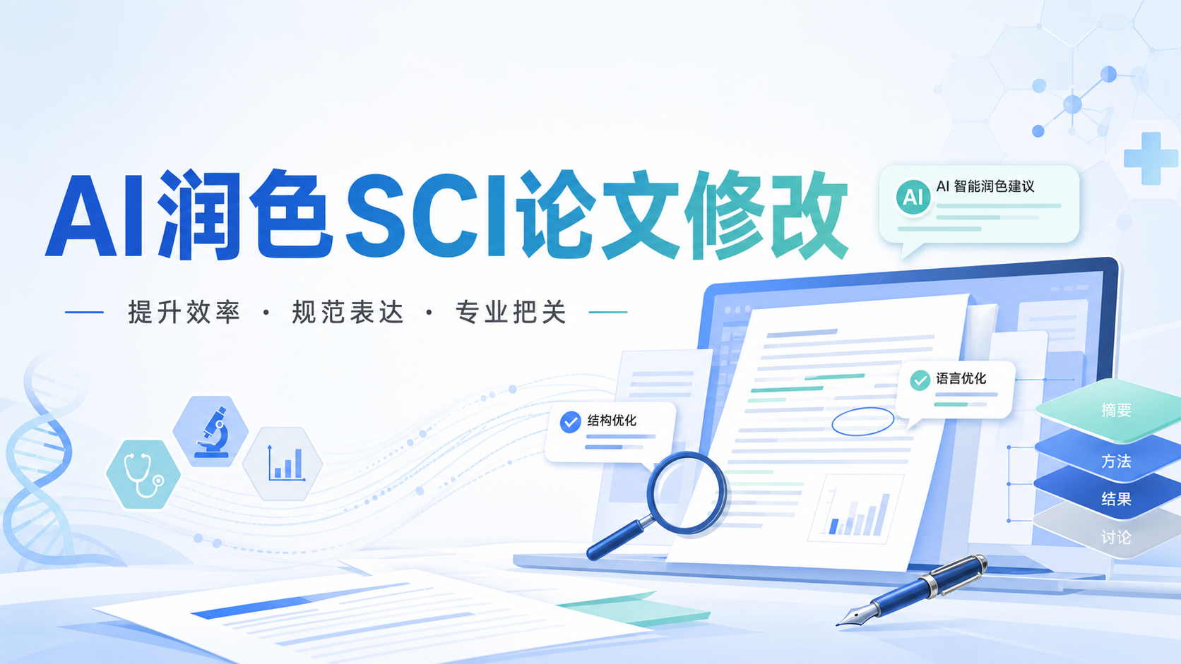 打破SCI修改瓶颈：AI辅助下的专业润色策略