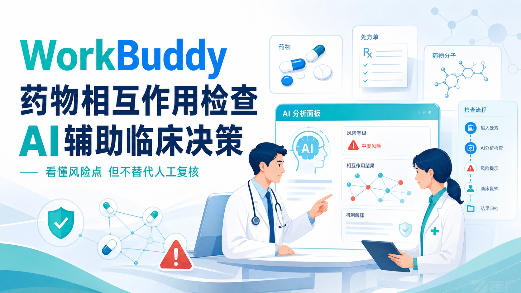 WorkBuddy赋能药物相互作用检查,AI辅助临床决策