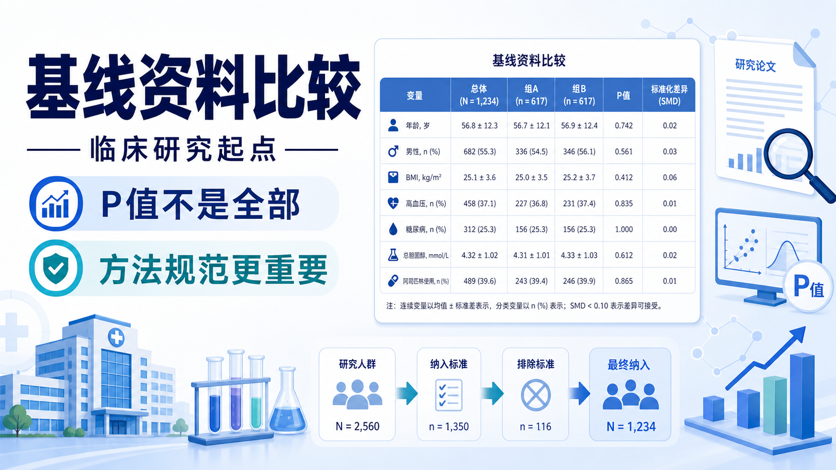 数据为王：基线资料比较在临床研究中的核心价值