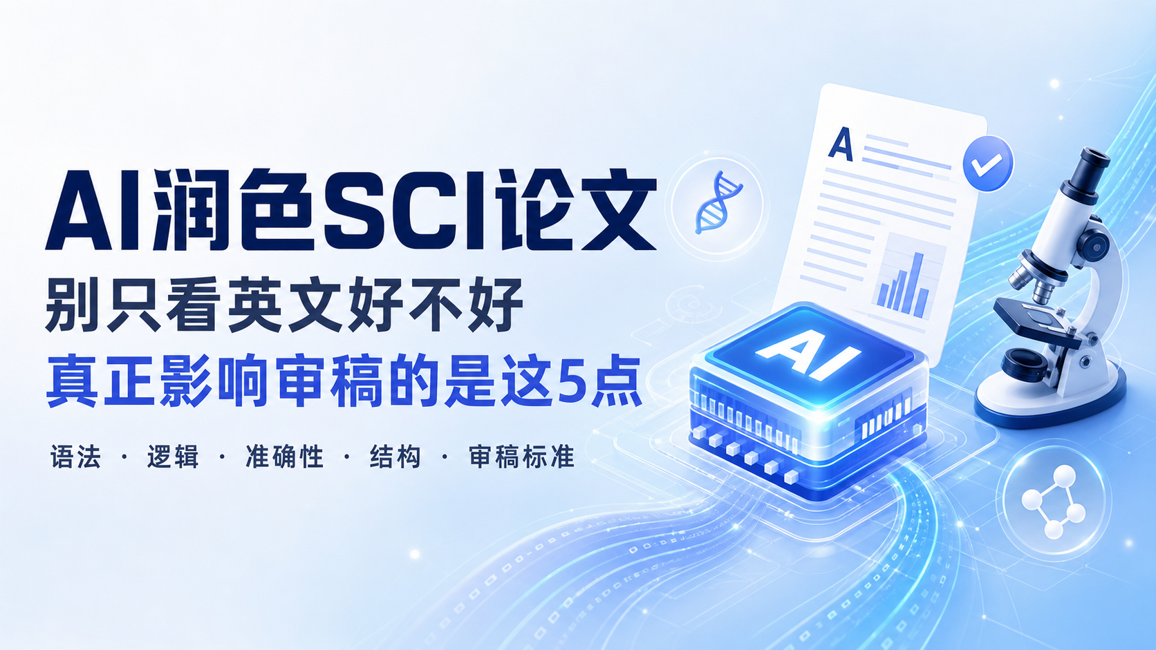 生物医学论文润色：如何用AI提升科研写作严谨度