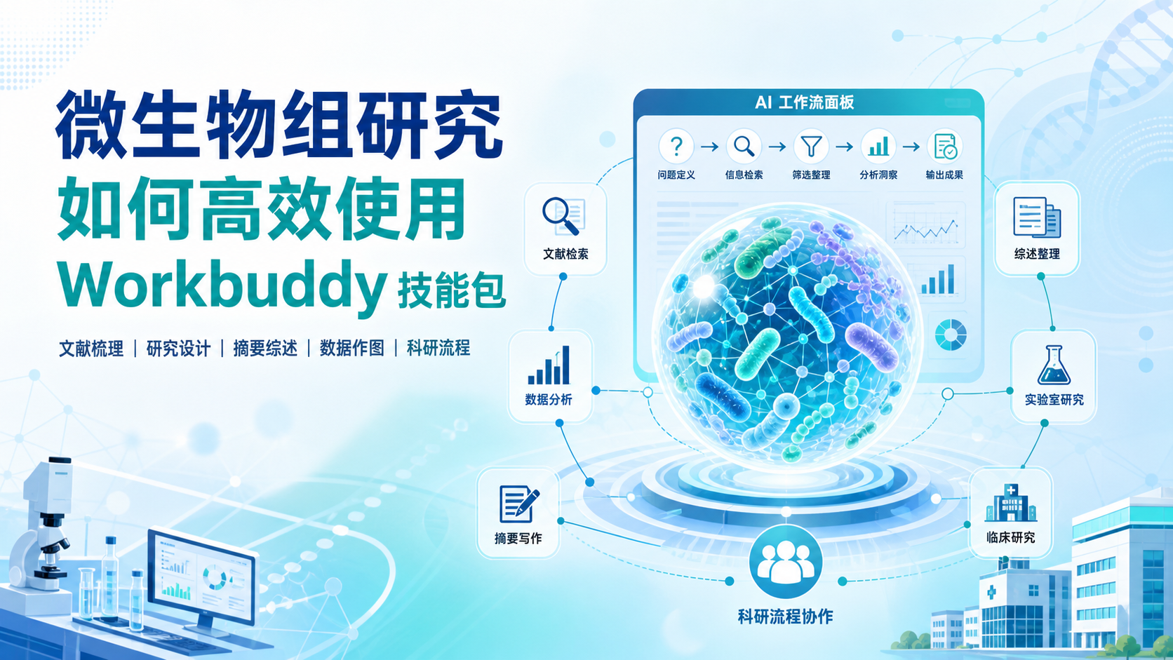 微生物组研究技能包：Workbuddy高效应用指南