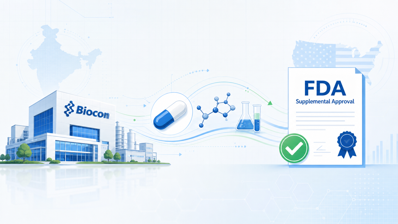2026年8月18日资讯,印度 Biocon 有限公司宣布,其美国子公司获得美国 FDA 补充批准,为 Yesintek®(ustekinumab-kfce)新增两种单剂量预充式自动注射器规格:45 mg/0.5 mL 与 90 mg/mL。Yesintek 是 Stelara®(乌司奴单抗)的生物类似药,最早于 2024 年 11 月 29 日获 FDA 批准。本次为补充批准,新增的是给药装置(剂型)而非新的治疗适应症,旨在为患者提供更灵活、更贴合不同照护场景的皮下给药选择。
