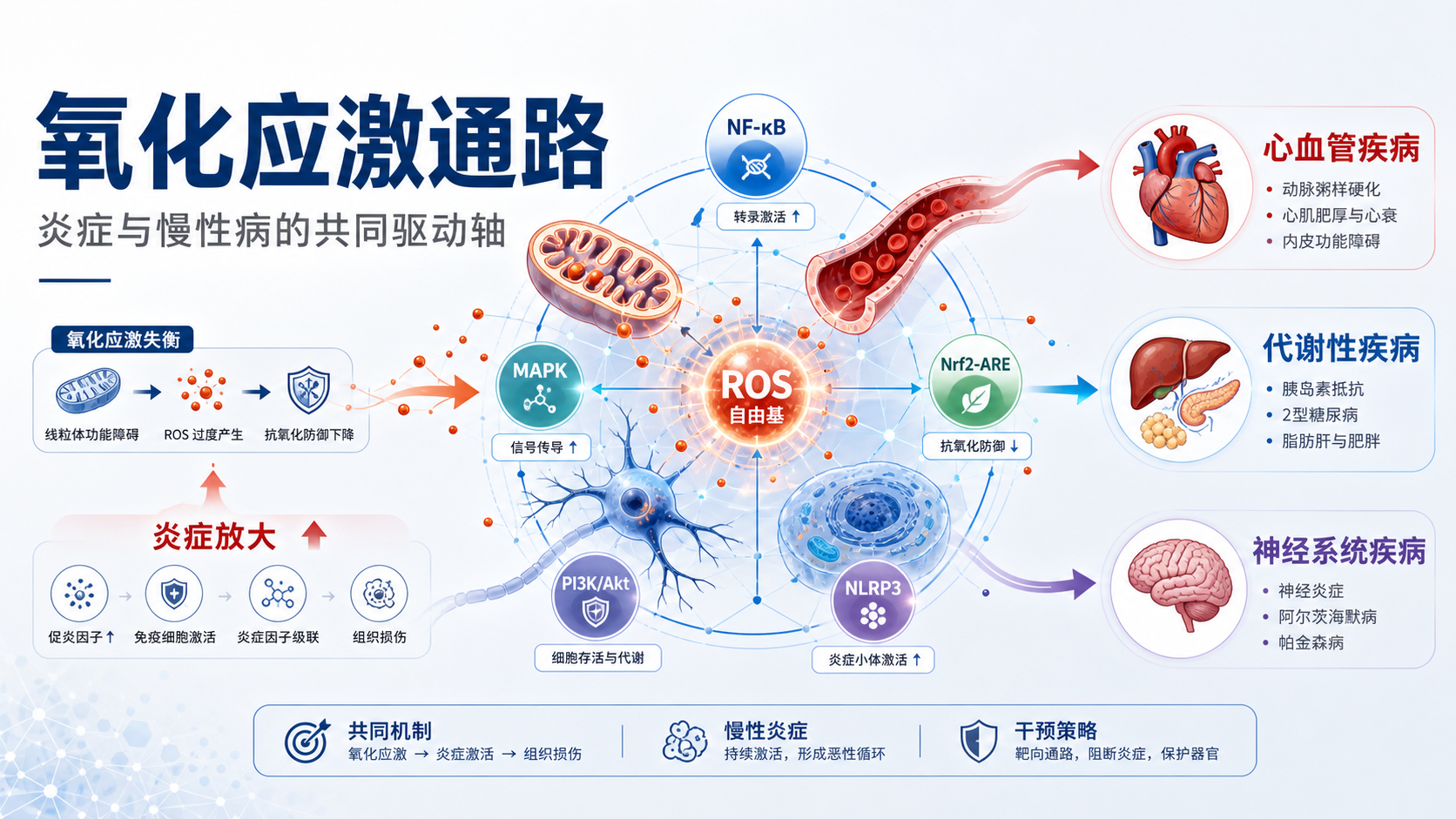 解析氧化应激通路：连接炎症与慢性疾病的分子桥梁