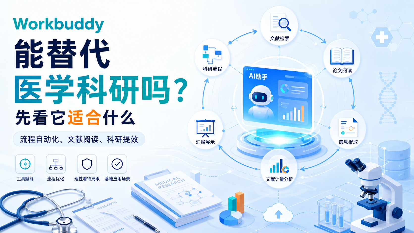 Workbuddy与学术应用生态：当前局限及医学科研场景落地可行性分析