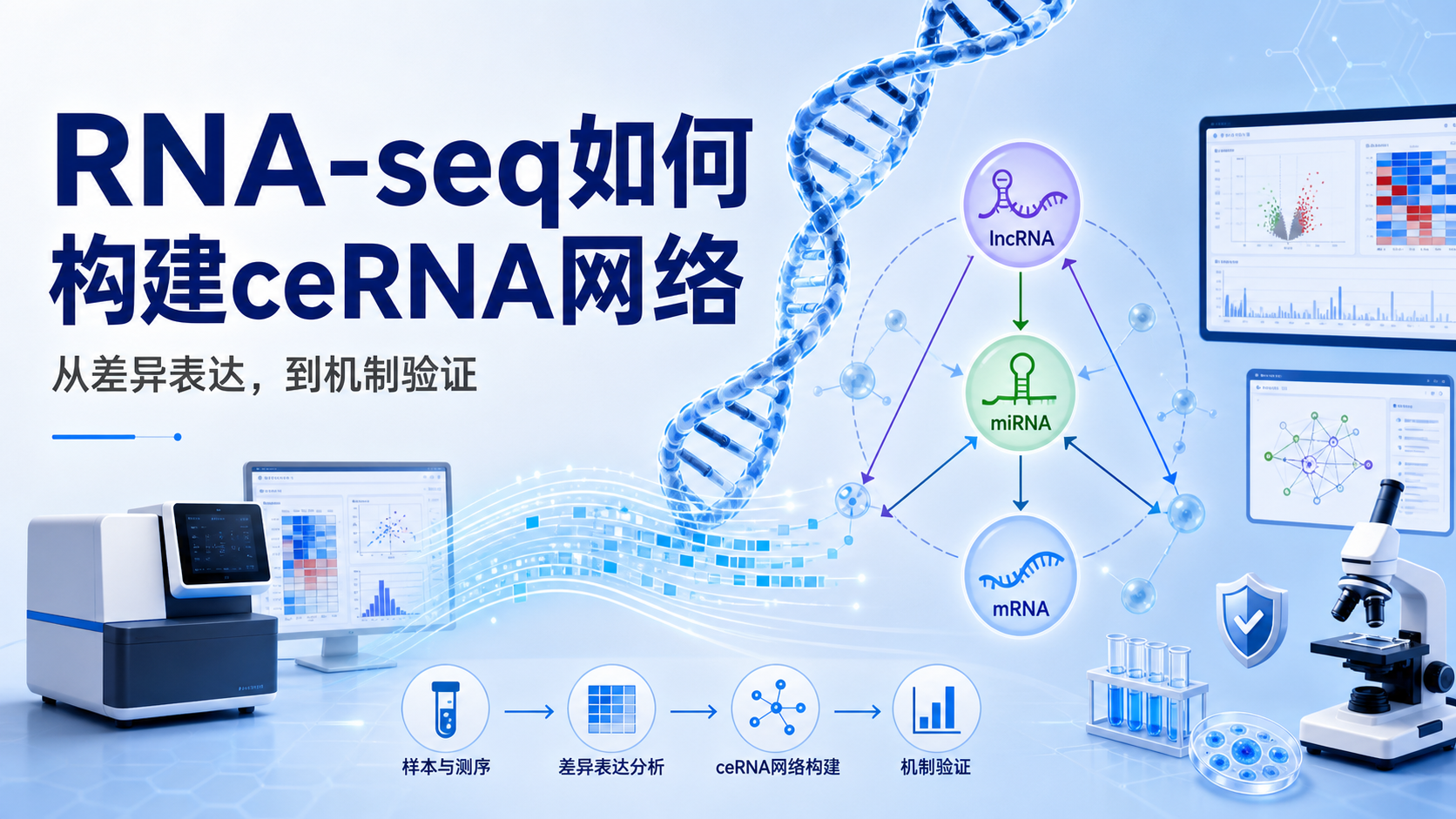 RNA-seq揭示ceRNA调控网络:lncRNA-miRNA-靶基因轴新视角
