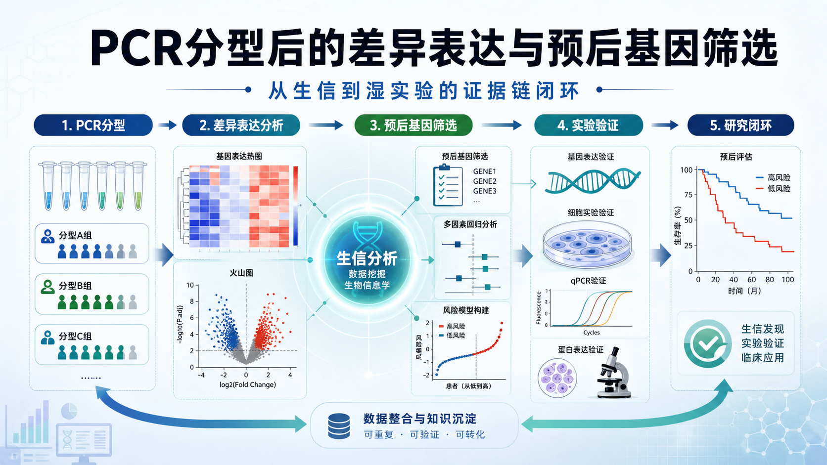 PCR分型与差异表达分析:精准锁定预后基因的关键路径