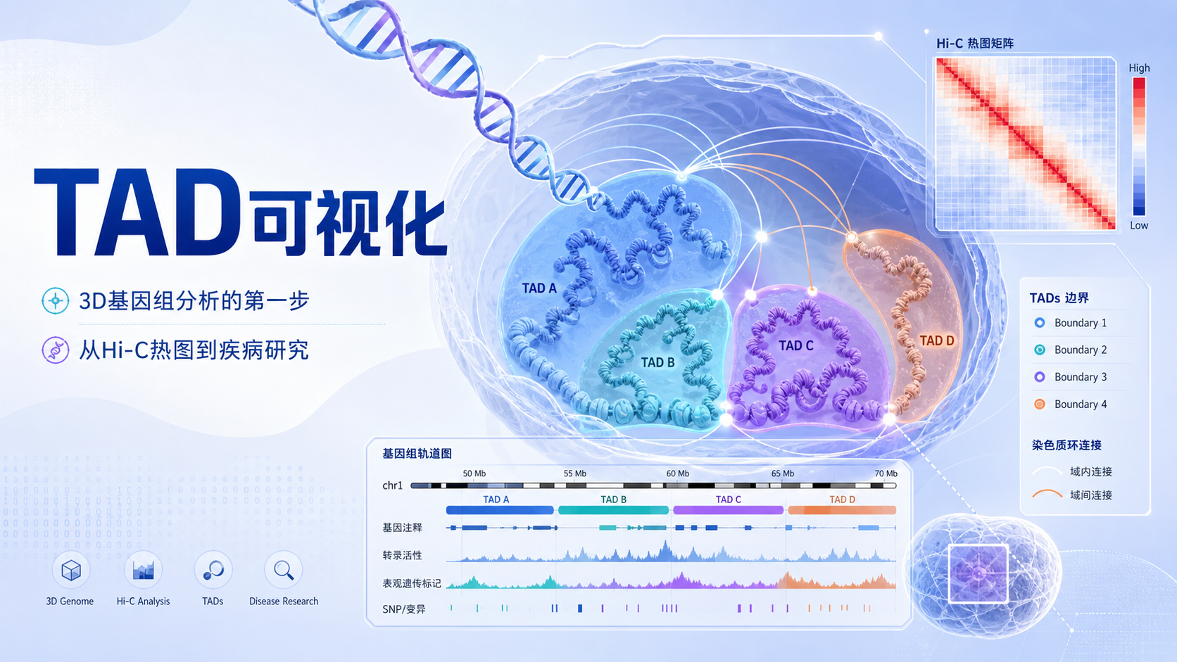 TAD可视化:三维基因组研究新利器