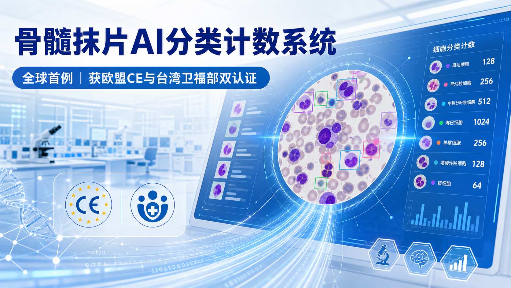 2026-08-11资讯-台大云象骨髓抹片AI系统获欧盟CE认证
