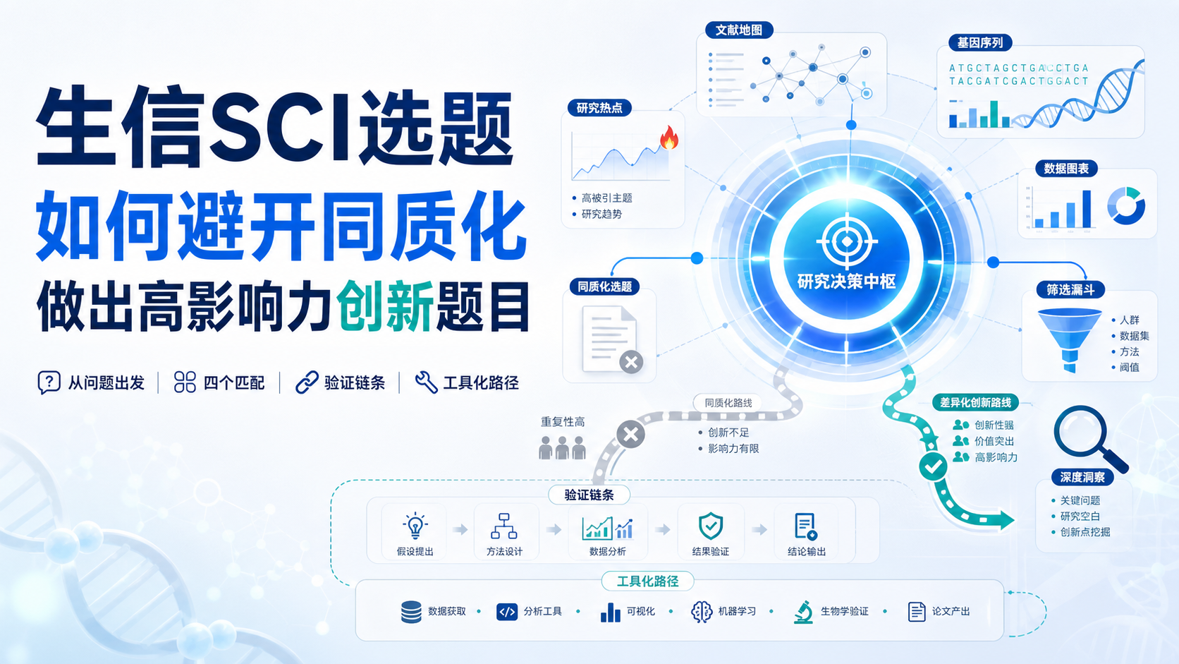 生信SCI选题策略：避开同质化陷阱，打造高影响力