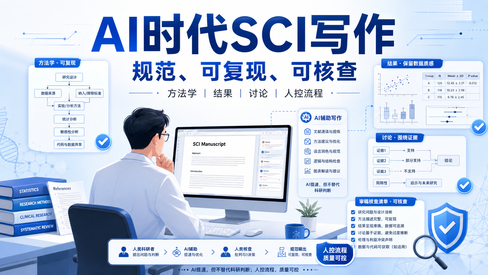 科研写作规范升级：AI时代的专业严谨文本策略