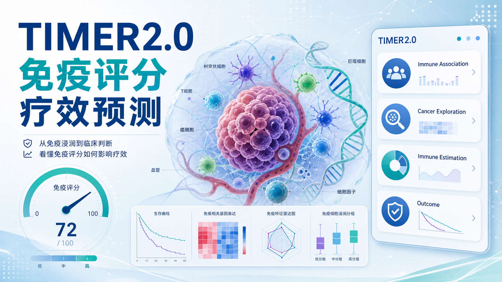 解密TIMER2.0:免疫评分如何预测疗效