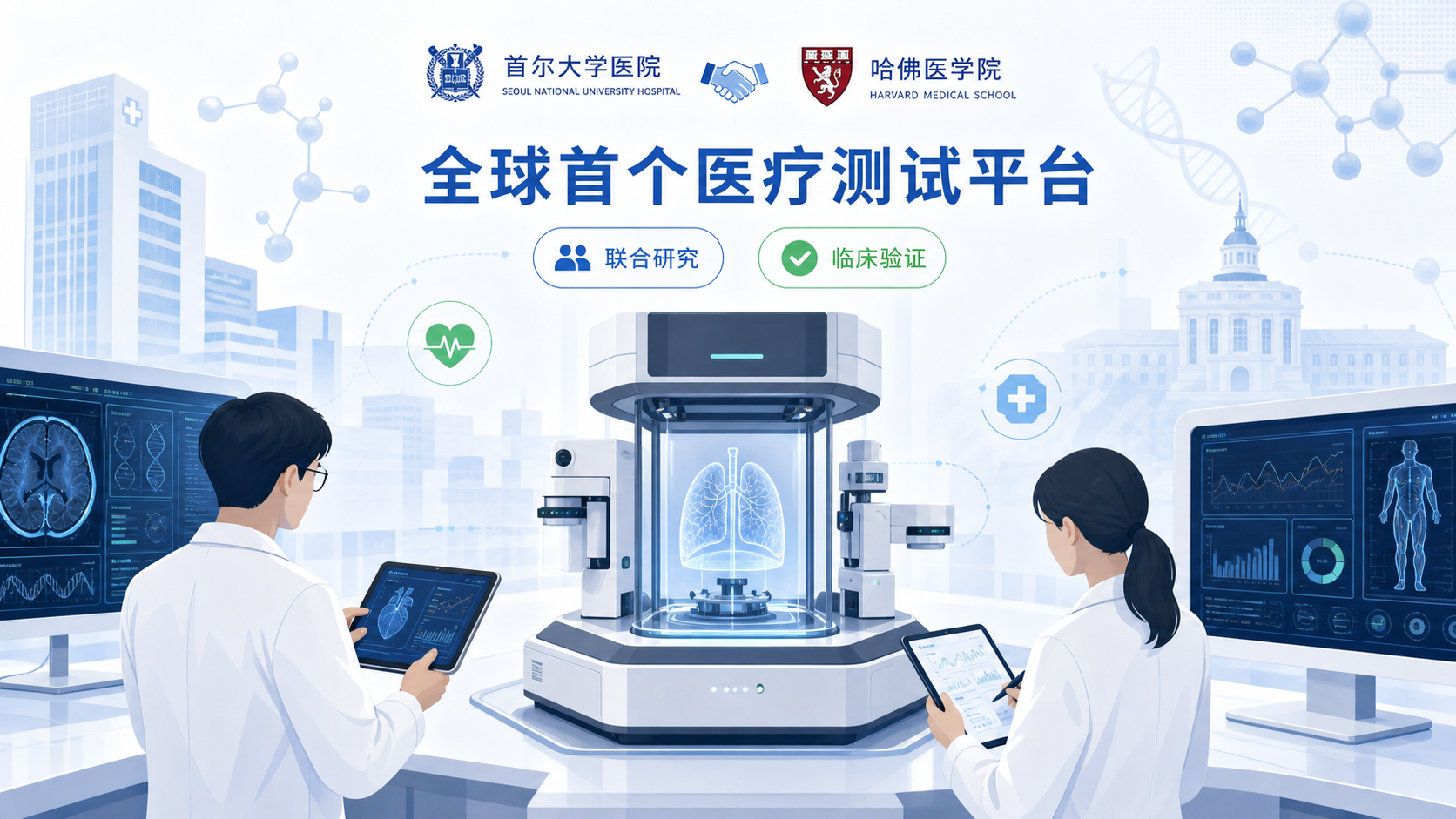 2026年9月6日资讯，韩国首尔大学医院与哈佛医学院的研究团队联合发布了全球首个专门用于测试医疗 AI 的"虚拟医院"——临床环境模拟器（Clinical Environment Simulator，CES）。该平台通过数字孪生方式复现医院内的复杂交互，让研究者能够在真实临床情境下评估 AI 系统的安全性、可靠性与对医疗资源的影响，相关研究已发表于《Nature Medicine》，被业内视为医疗 AI 从"实验室验证"走向"临床部署"之间缺失的关键一环。