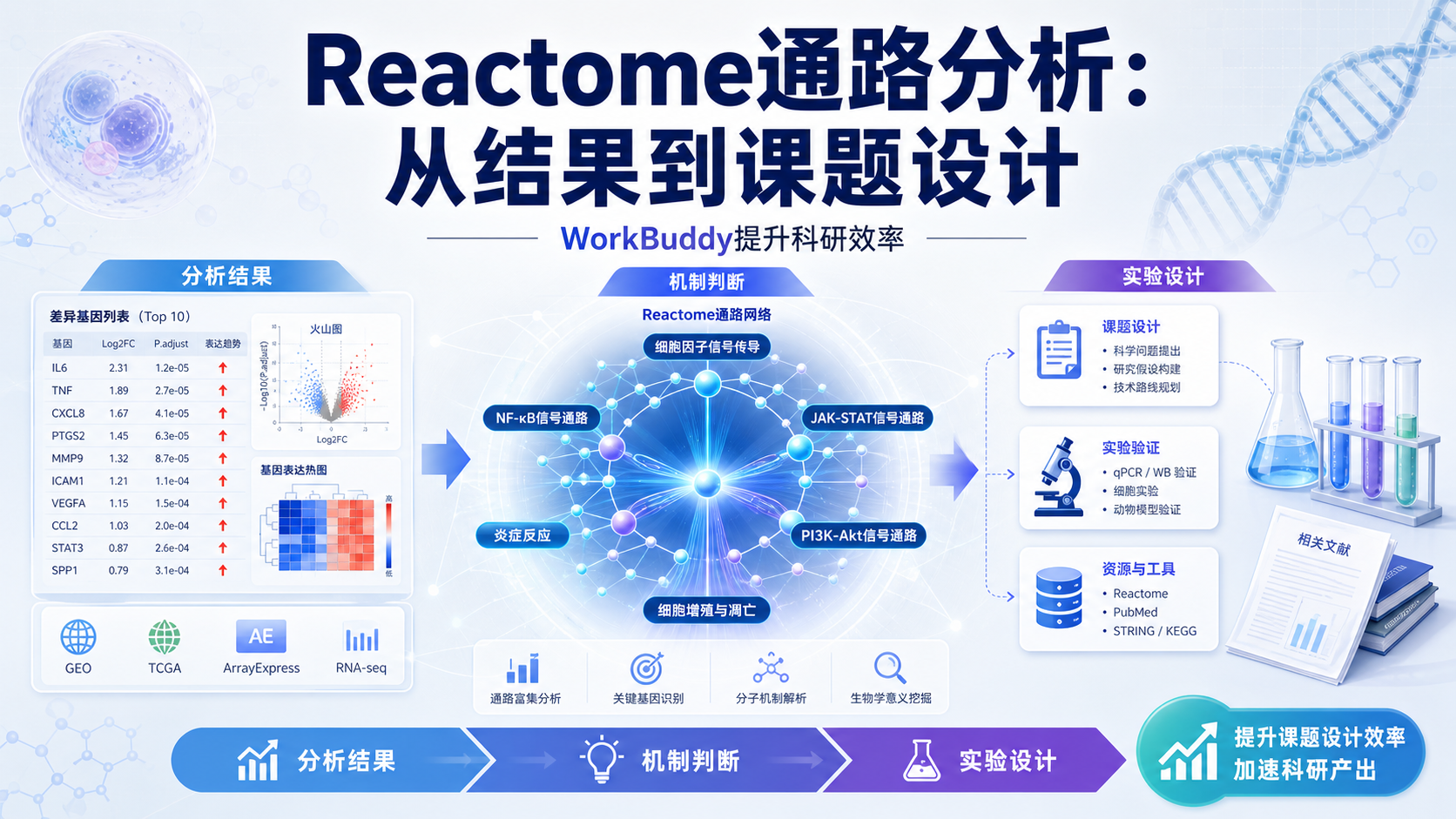 前沿工具速递:WorkBuddy如何重塑Reactome通路解析与课题设计
