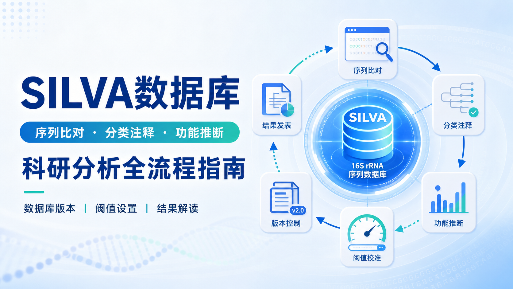 一文掌握SILVA数据库:从序列比对到功能注释全流程