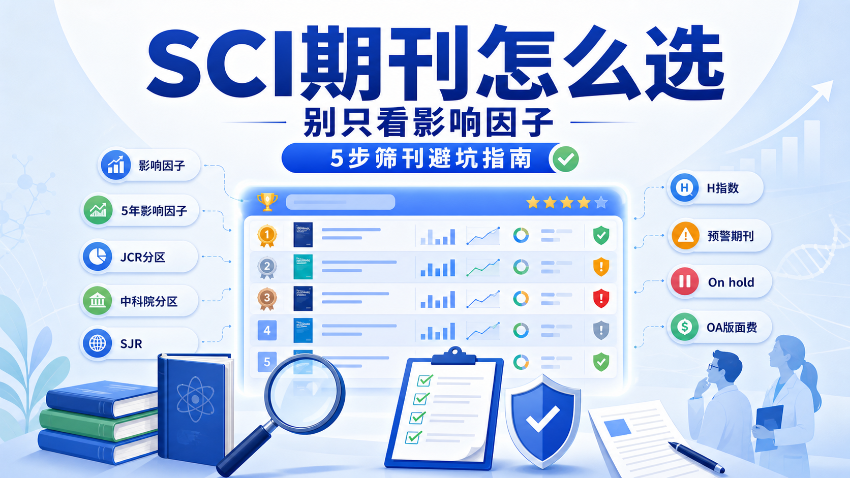 告别盲目投稿：用SCI期刊评价指标锁定最优目标期刊