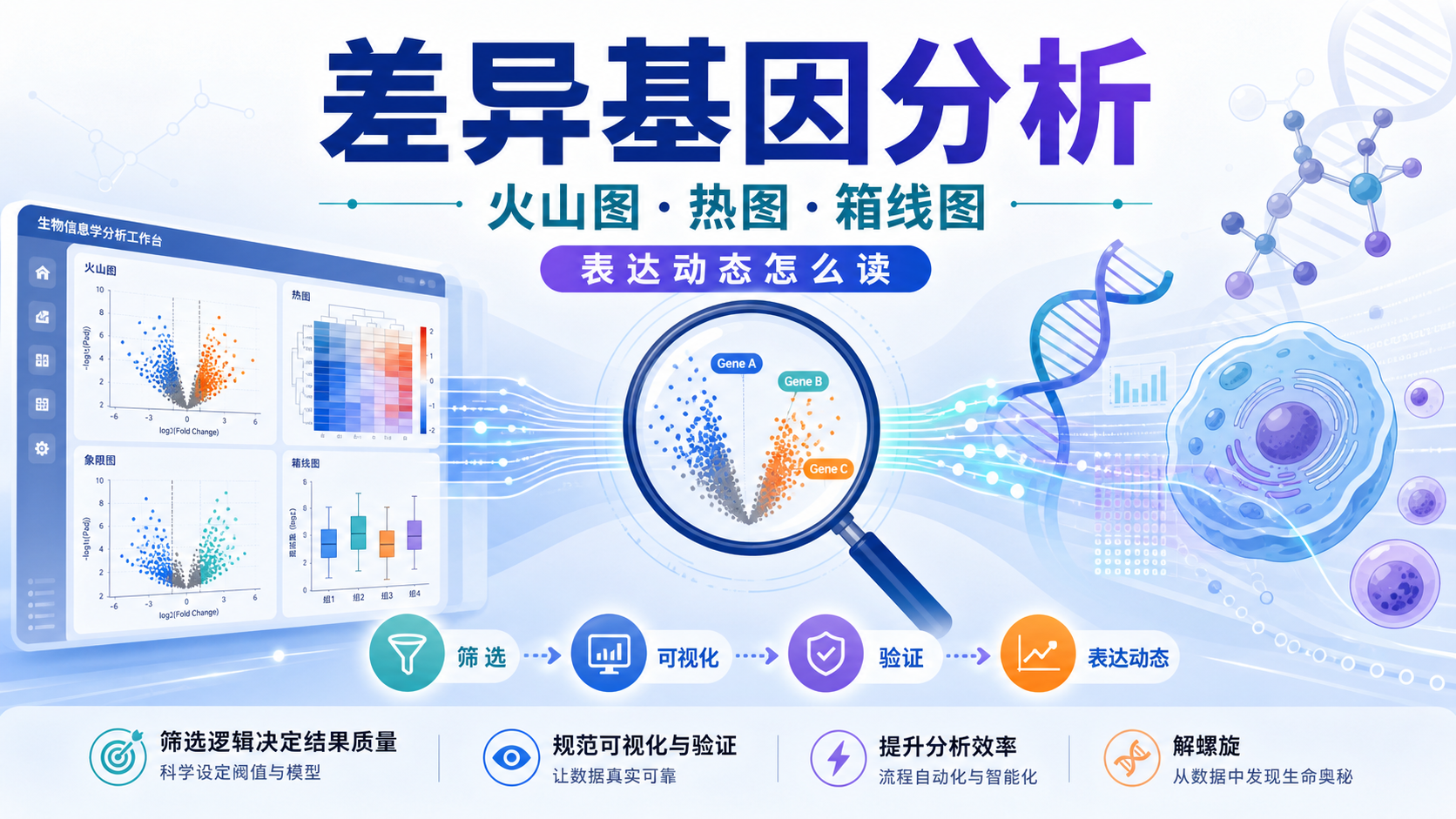 解锁基因表达动态：差异基因筛选与箱线图解读