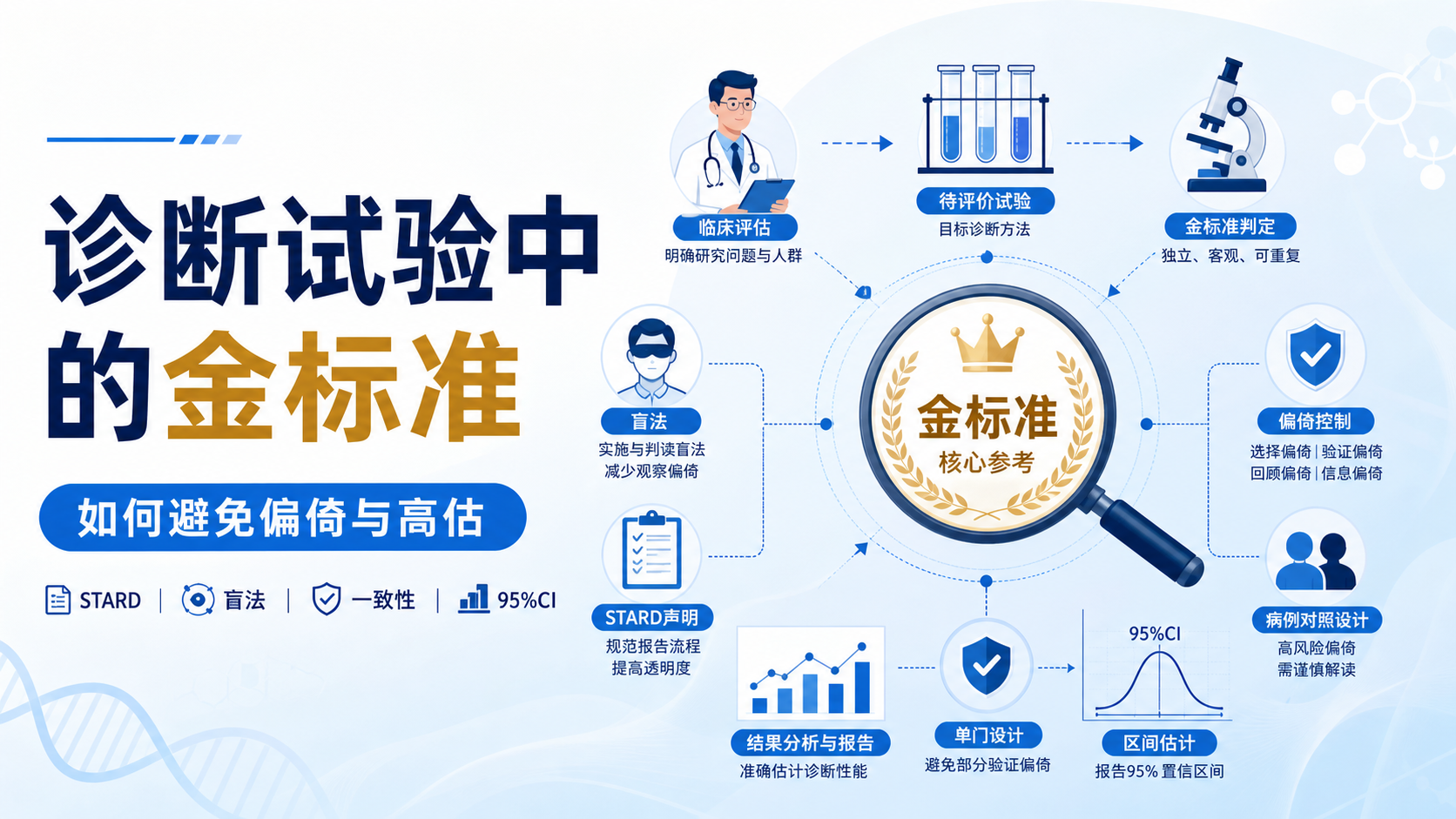 临床研究必备：金标准视角下的诊断试验设计规范