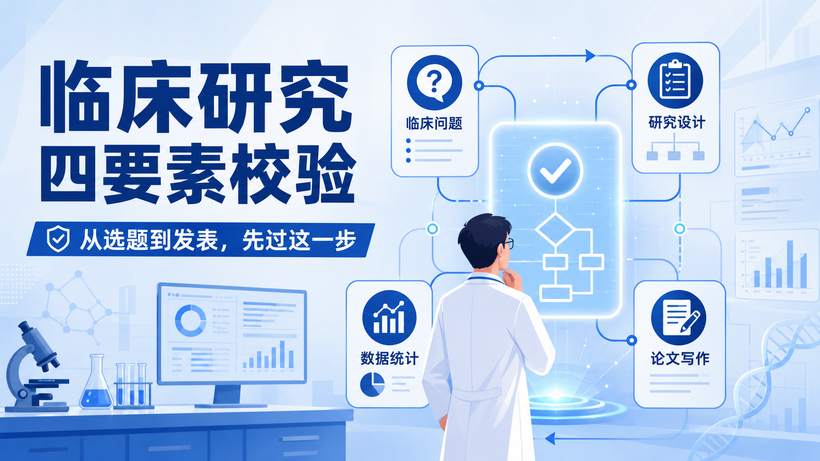 临床研究四要素校验:从基础到发表的关键一步