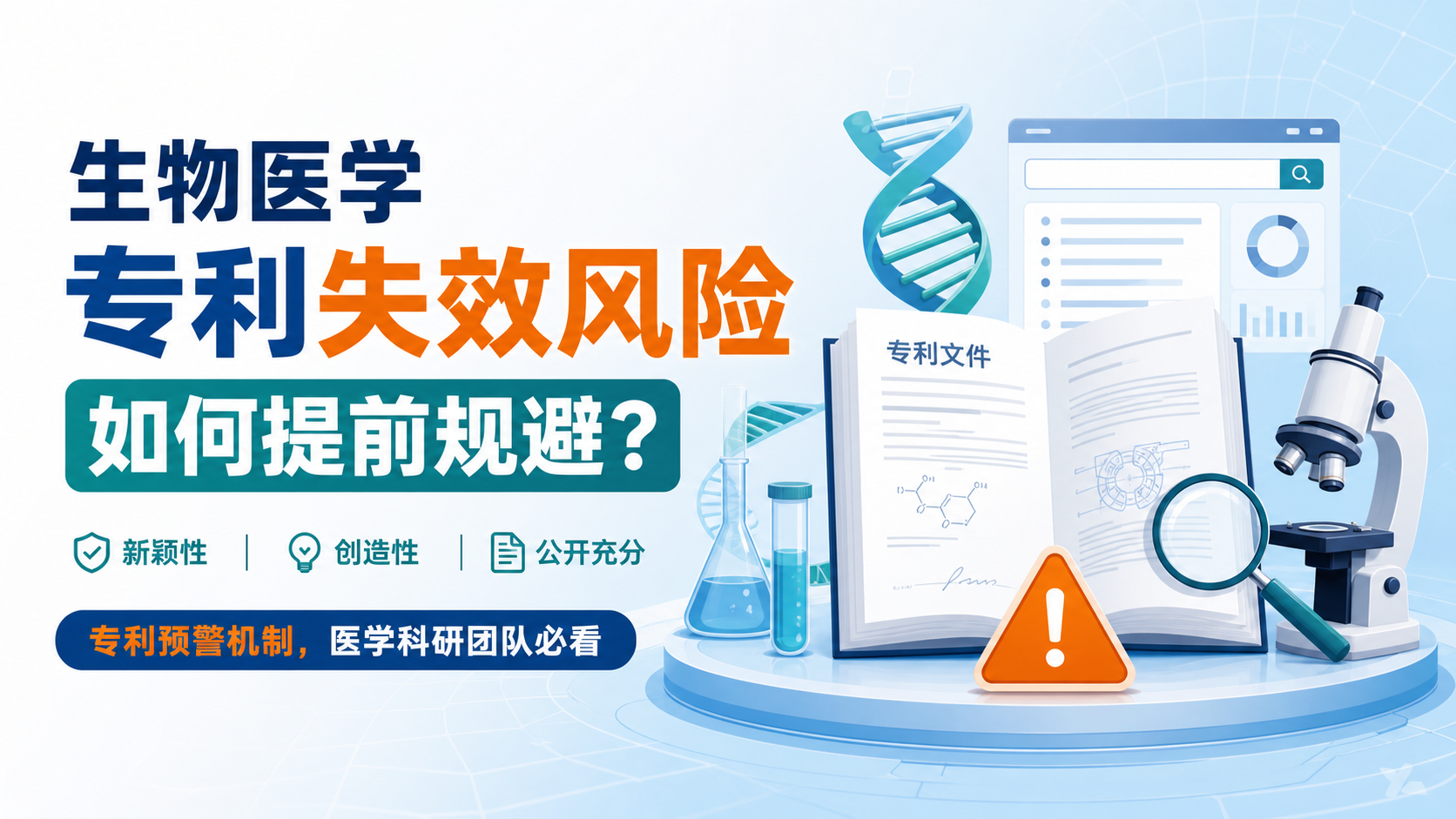 专利失效风险预警:生物医学研发关键启示