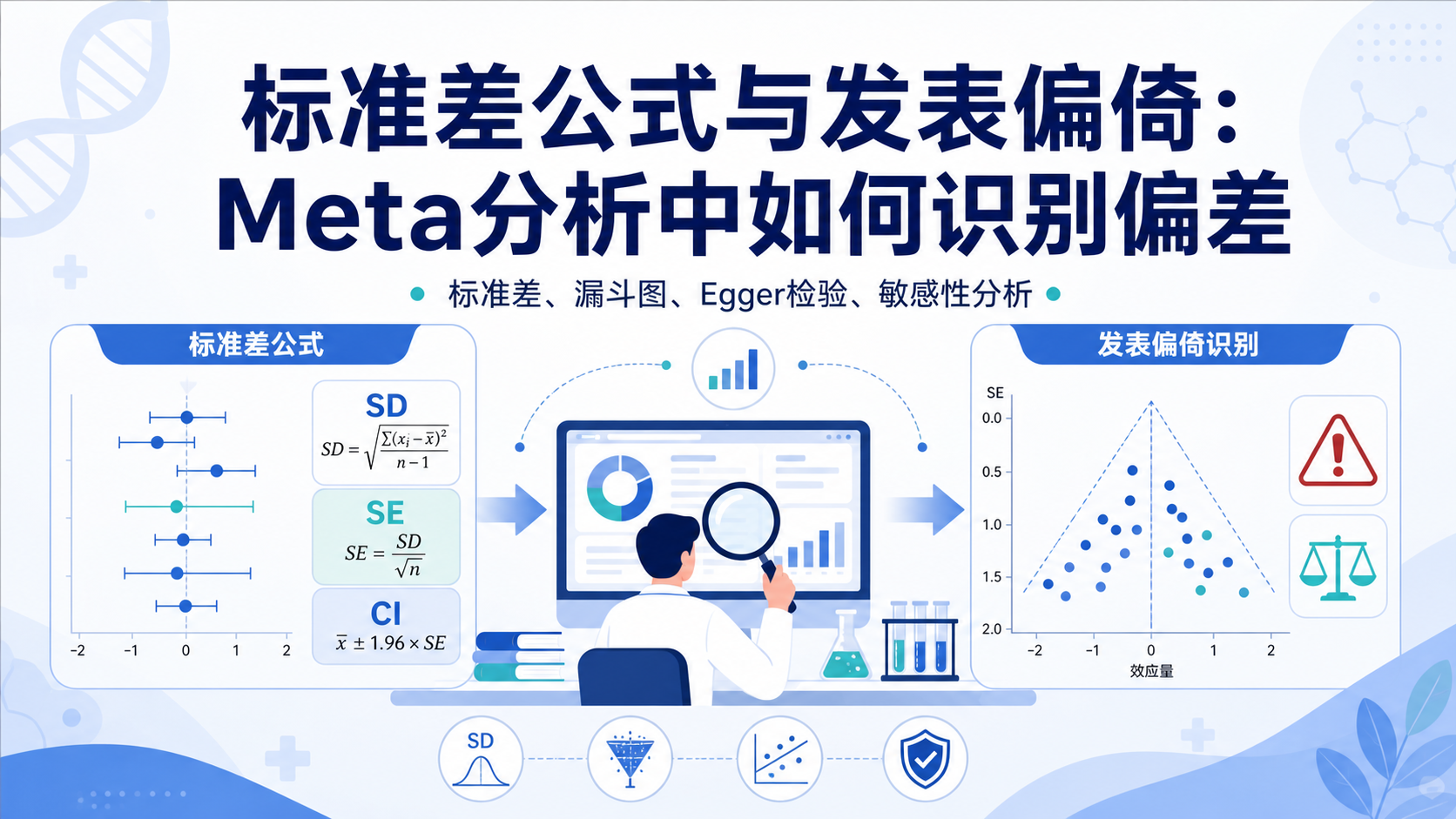 发表偏倚与标准差公式：关键联合解读