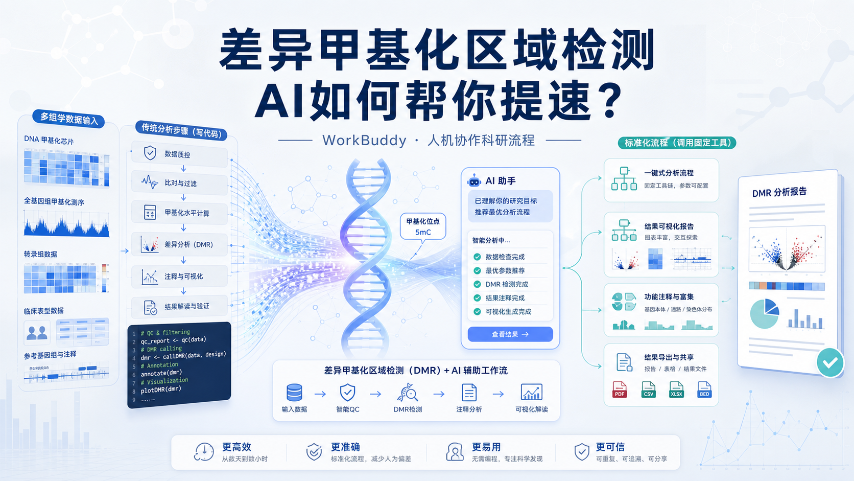 差异甲基化区域检测新工具：WorkBuddy的AI辅助分析