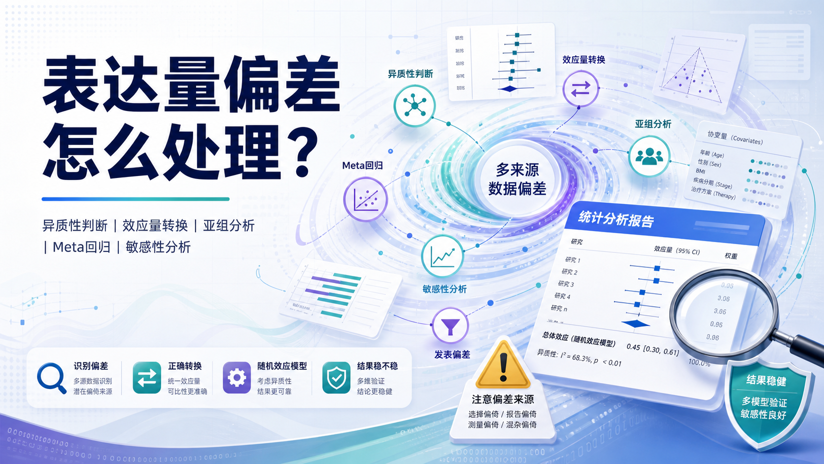 高效应对表达量偏差：Meta分析实用策略