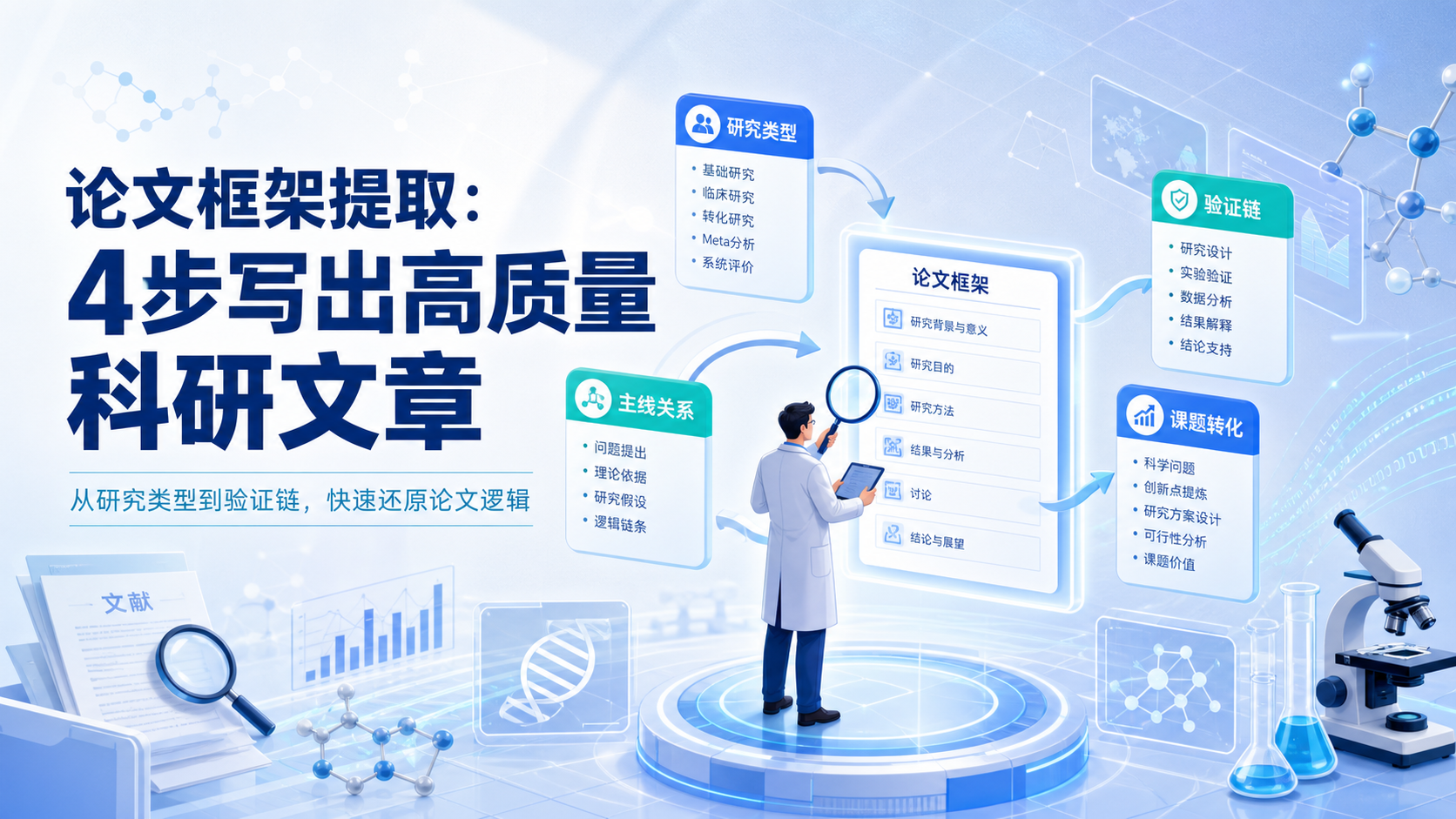 三种研究设计提取法，快速构建你的论文框架
