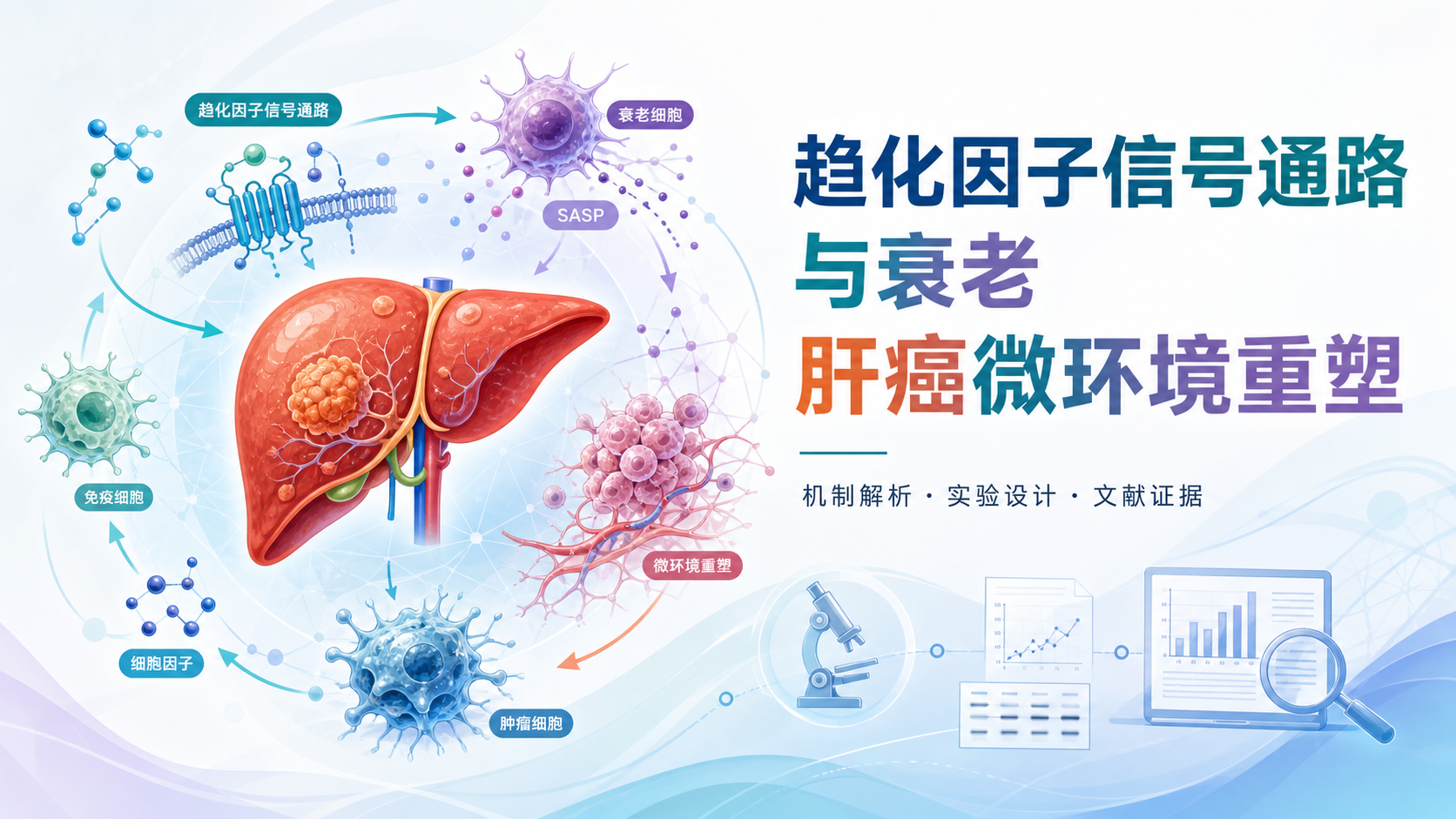 趋化因子信号通路：衰老与肝癌微环境重塑