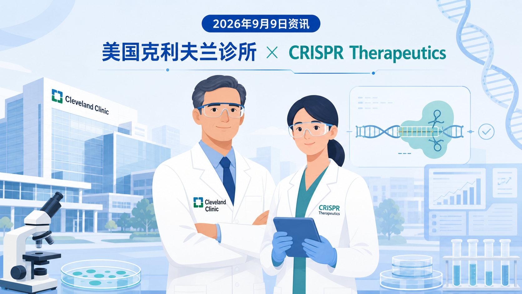 2026年9月9日资讯,美国克利夫兰诊所、波士顿 CRISPR 治疗公司(CRISPR Therapeutics)与新西兰临床研究中心联合开展的首次人体临床试验显示,在一年随访期内,CRISPR-Cas9 基因编辑疗法 CTX310 可安全有效地降低难治性血脂异常患者的低密度脂蛋白胆固醇(LDL-C,即"坏胆固醇")和甘油三酯。结果已在 2026 年欧洲心脏病学会(ESC)年会上公布,并同步发表于《新英格兰医学杂志》(NEJM)。最高剂量组患者 LDL-C 较基线下降 52.5%、甘油三酯下降 47.8%,未发生治疗相关严重不良事件。