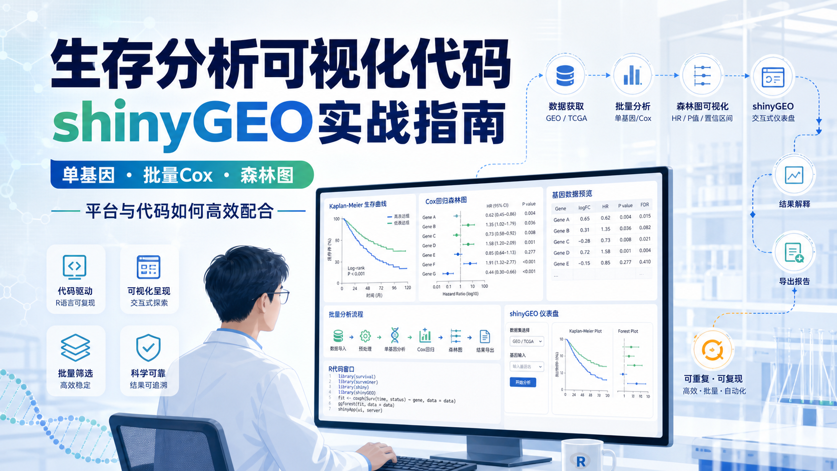生物信息学利器:生存分析可视化代码与平台详解