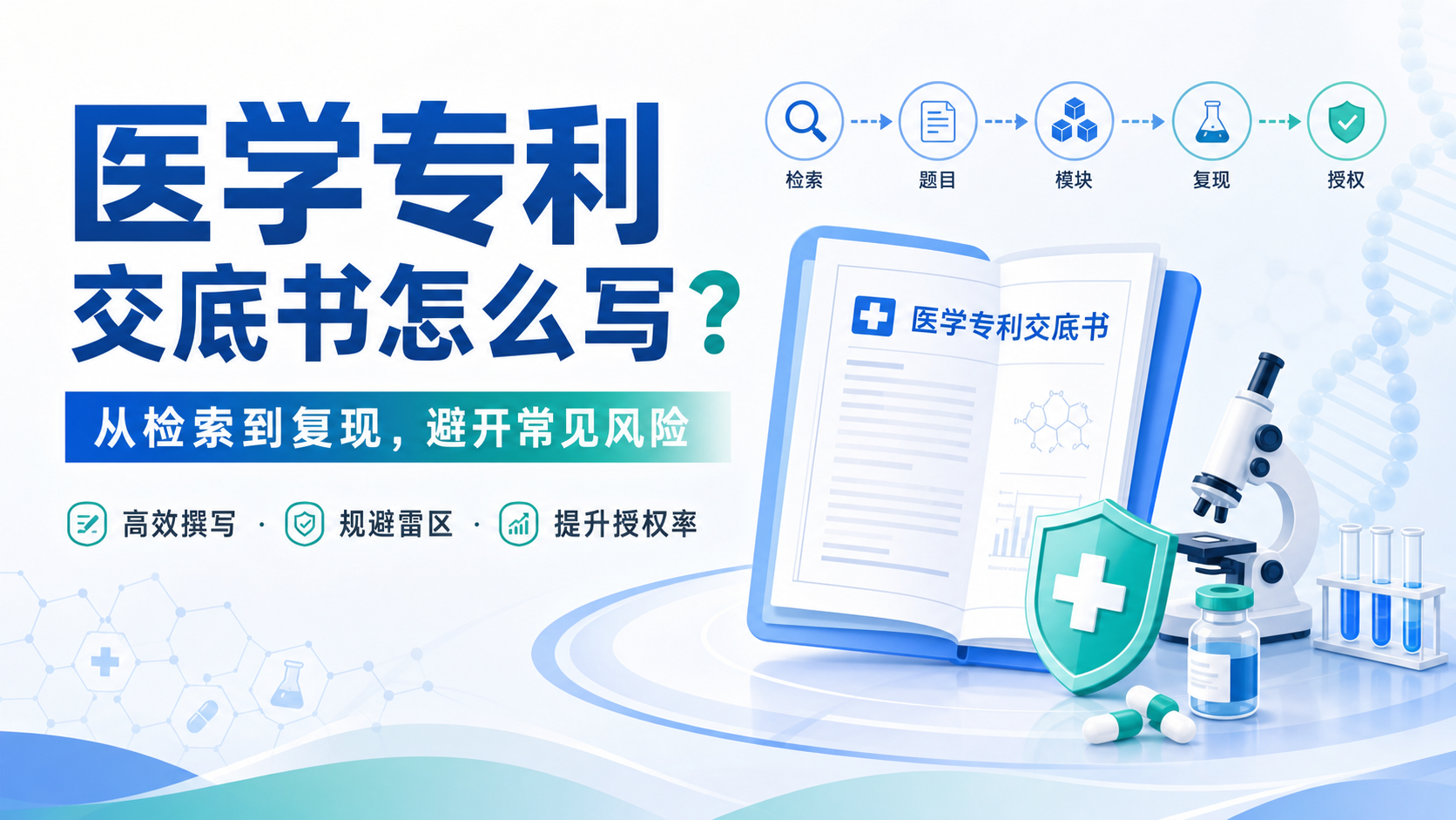 医学专利实战技巧:高效撰写交底书与规避风险
