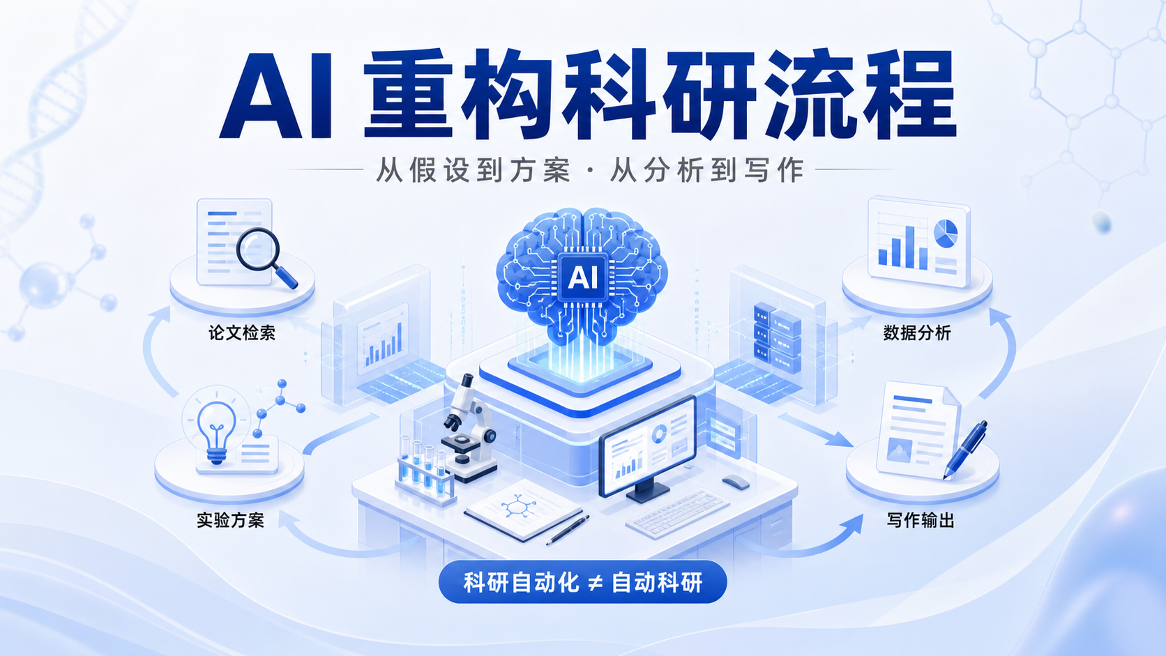 AI自动化重构科研流程:从假设到实验的高效革命