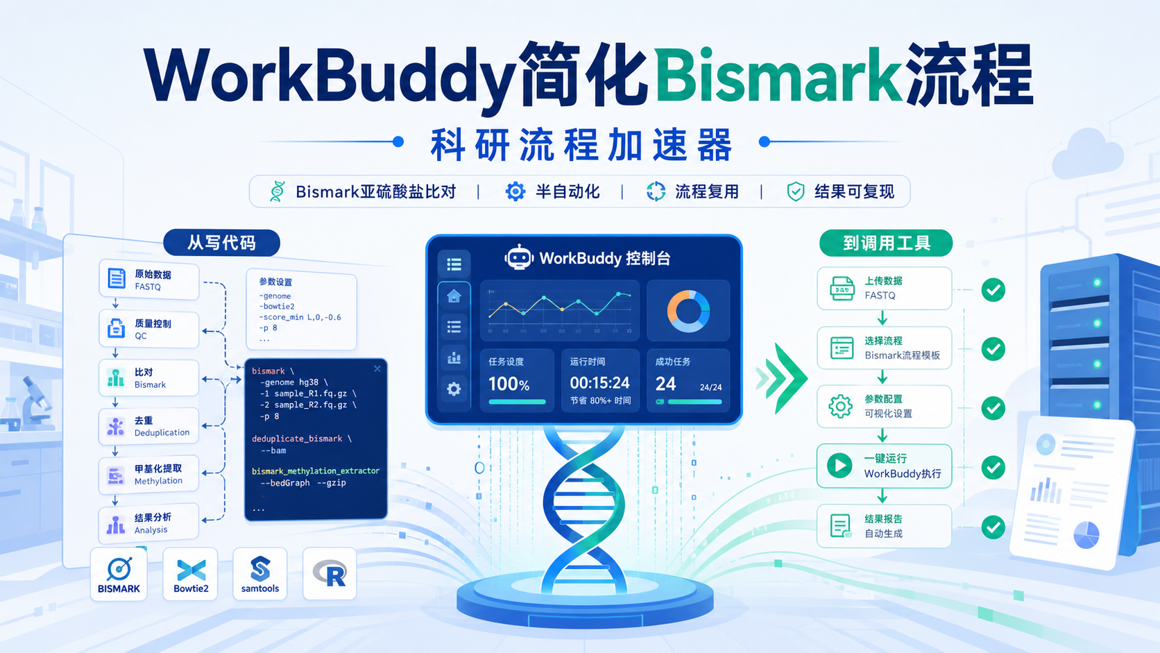 深度评测：WorkBuddy如何简化Bismark亚硫酸盐测序数据处理