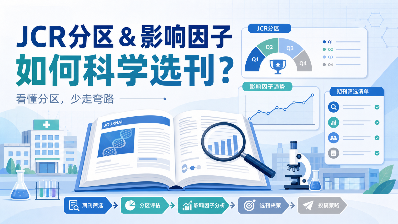 JCR分区与影响因子：科研人员不可忽视的选刊核心指标