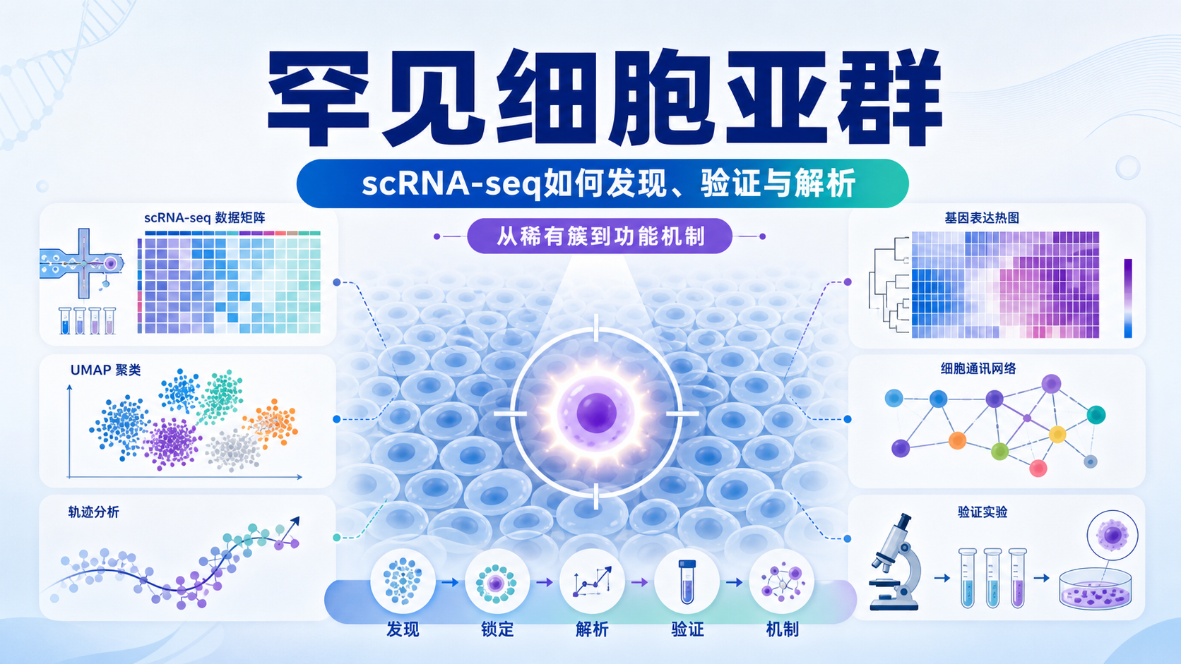 利用scRNA-seq解析罕见细胞亚群的功能机制