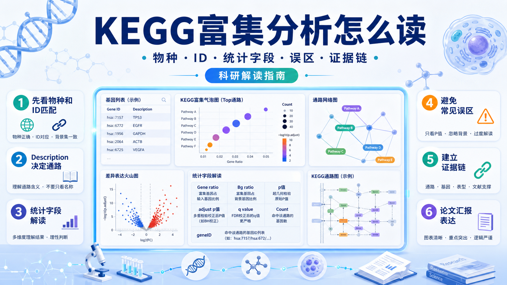 全面解析KEGG富集分析字段含义