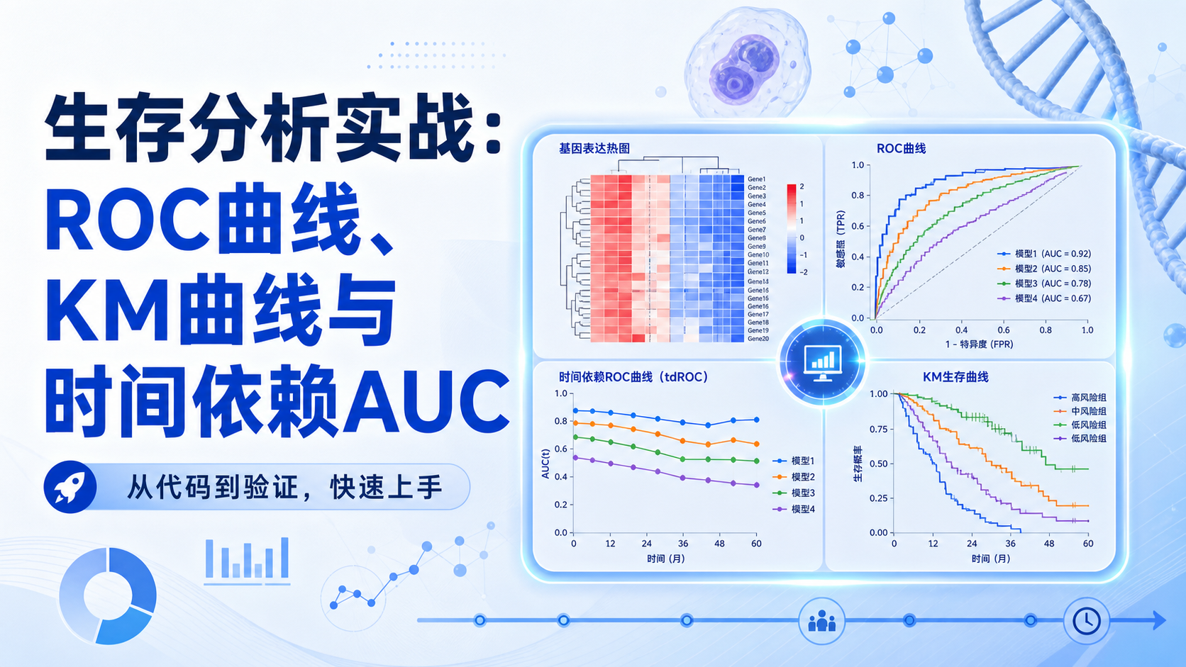 生存分析代码实战：从TCGA数据到KM曲线一站式生成