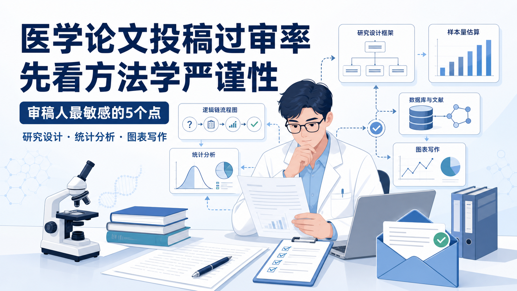 从方法学严谨性入手，突破医学SCI首轮审稿瓶颈