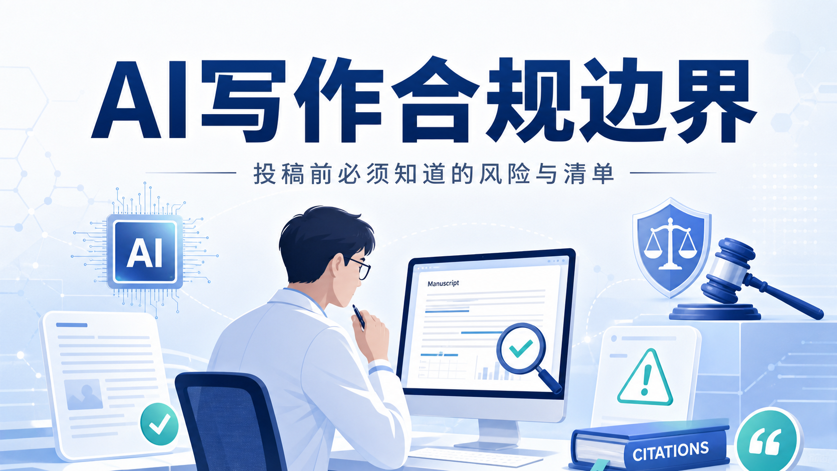合规学术期刊：AI辅助论文写作的伦理红线与投稿策略