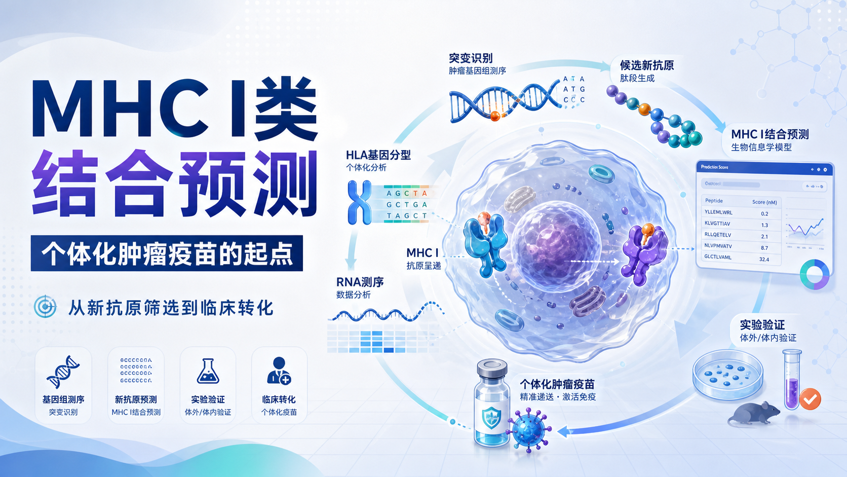 MHC I类结合预测驱动个体化肿瘤疫苗研发的机制与路径