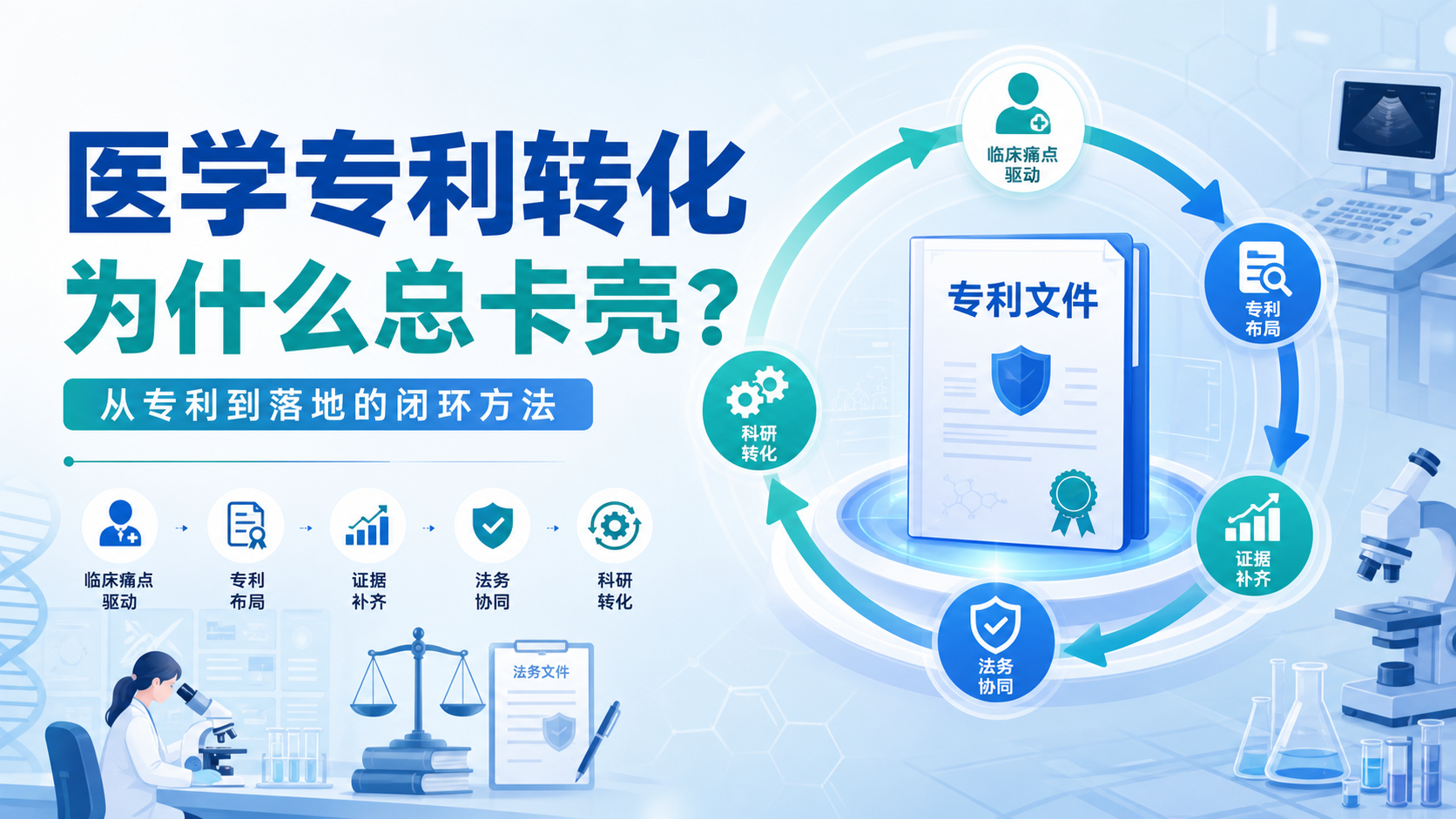 医学专利转化破局:闭环路径与策略解析