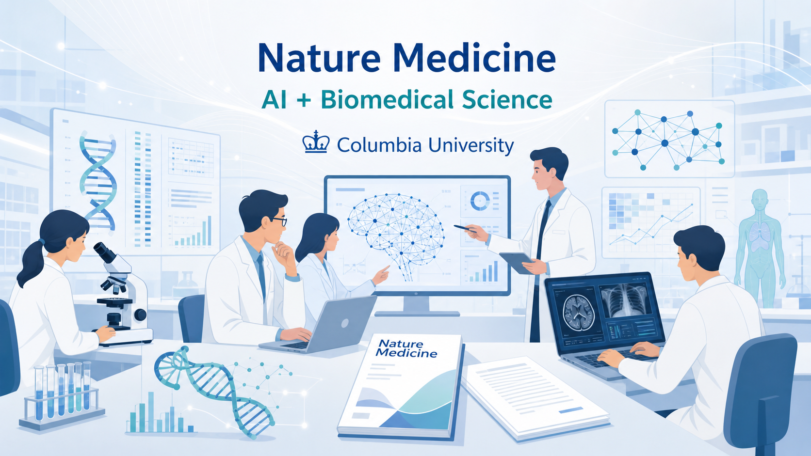 2026年9月，哥伦比亚大学人工智能与生物医学科学实验室团队在《自然·医学》（Nature Medicine）发表题为"Sex-specific biological aging clocks across organs and omics"的研究，利用MULTI Consortium多模态数据，构建了覆盖15个器官系统、3类组学数据的38个性别特异性生物衰老时钟，系统解析了女性和男性在遗传、分子、器官功能与疾病风险层面的衰老差异。研究指出，传统男女混合训练的衰老时钟会把两性不同的衰老轨迹"平均化"，从而掩盖真实的性别特异性衰老信号；性别分层模型在保持预测能力的同时，能更准确刻画各性别自身的年龄偏离程度。