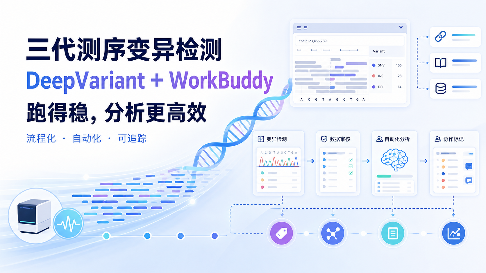 DeepVariant变异检测:WorkBuddy如何赋能三代测序数据分析?
