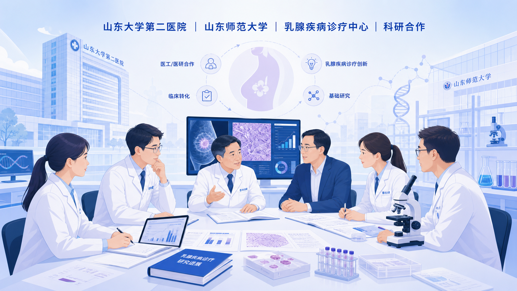 2026年9月8日资讯,山东大学第二医院乳腺疾病诊疗中心余之刚教授团队联合山东师范大学孙建德教授团队,在分析化学领域国际期刊《分析化学》(Analytical Chemistry)发表研究,构建了基于人工智能的「光谱—蛋白质组学整合分析」(SPIA)多模态融合框架。该框架将拉曼光谱与质谱蛋白质组学深度关联,在化学致癌物诱导的大鼠乳腺癌模型中实现肿瘤早期预警与药物疗效预测,为乳腺癌的无创精准早筛与药物多靶点机制解析提供了新思路。