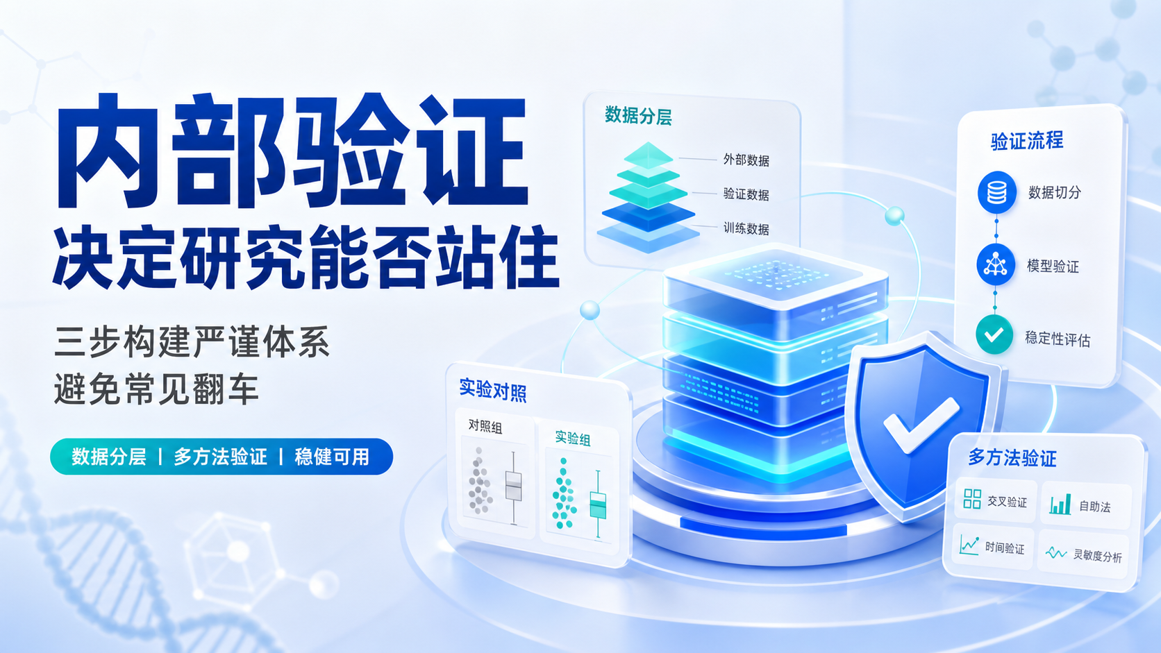 内部验证缺失致研究翻车?三步构建严谨验证体系