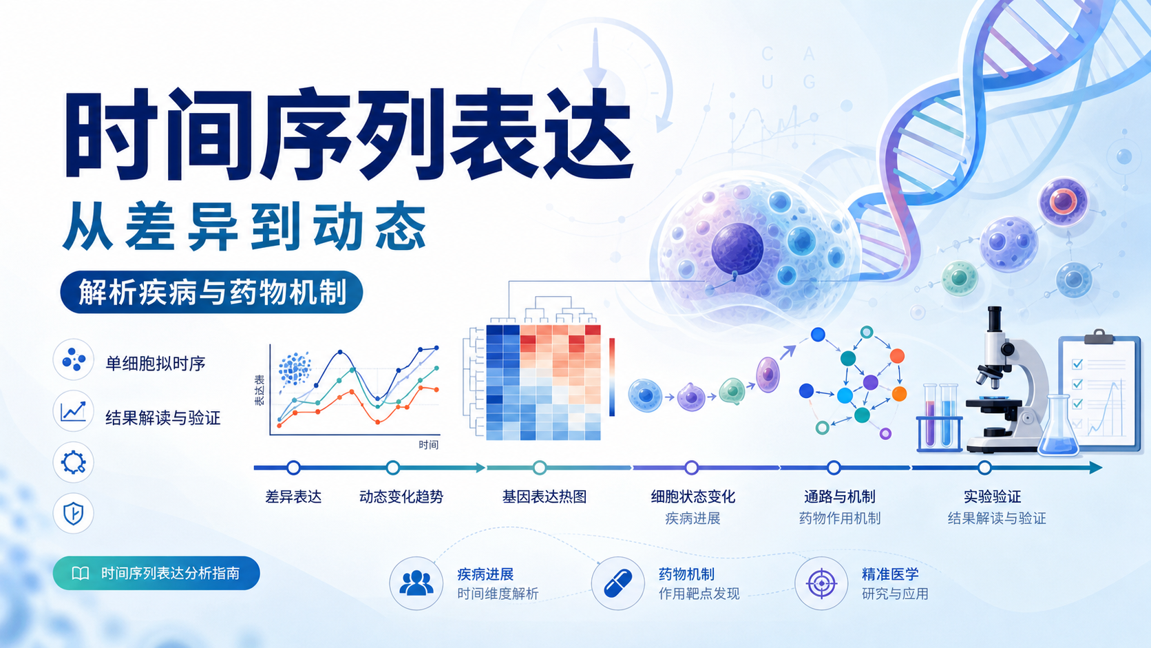 时间序列表达在生物医学研究中的核心应用与解析